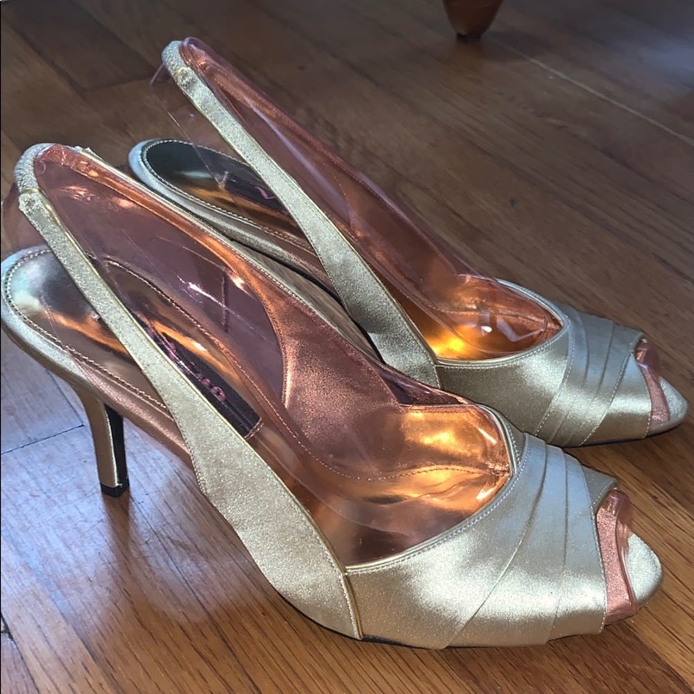 Nina Royal Gold “Finn” Heels